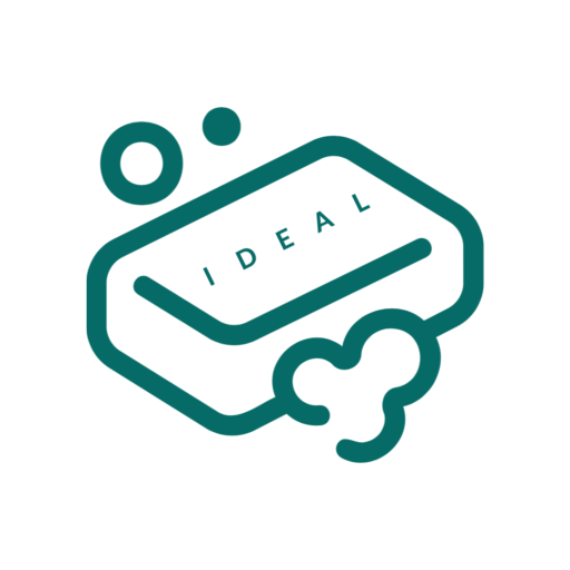 Ideal Janitorial logo for commercial janitorial services in Los Angeles, symbolizing cleanliness and professionalism.