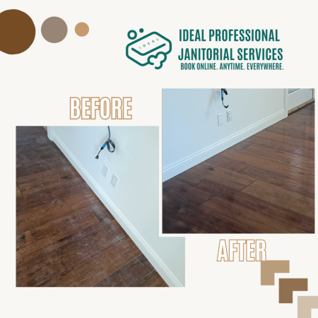 Post-construction floor cleaning delivering dust-free, inspection-ready results